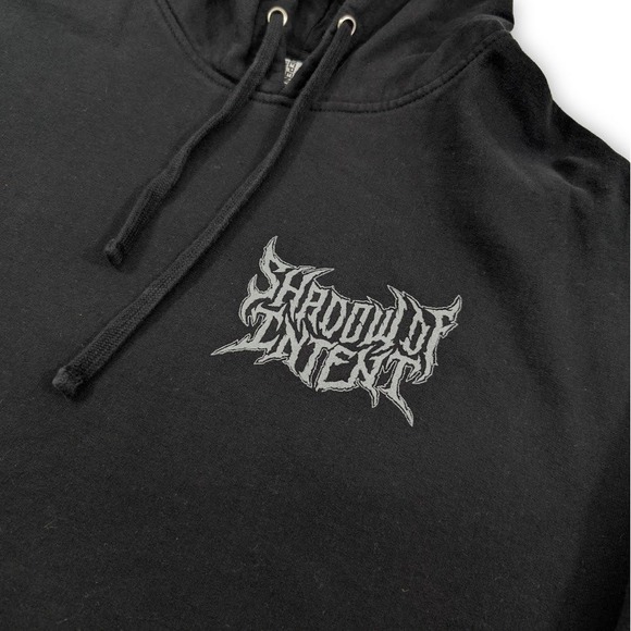 Shadow of Intent Saurian King Hoodie Black XL Band Merch Metal Deathcore Rock - Picture 6 of 8